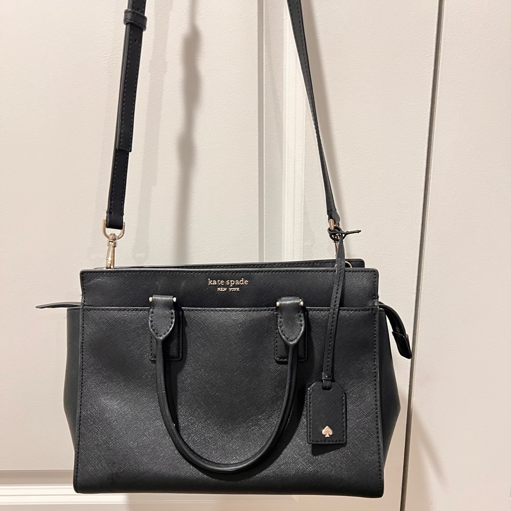 Kate Spade Cameron Medium Satchel Black Women's Bag